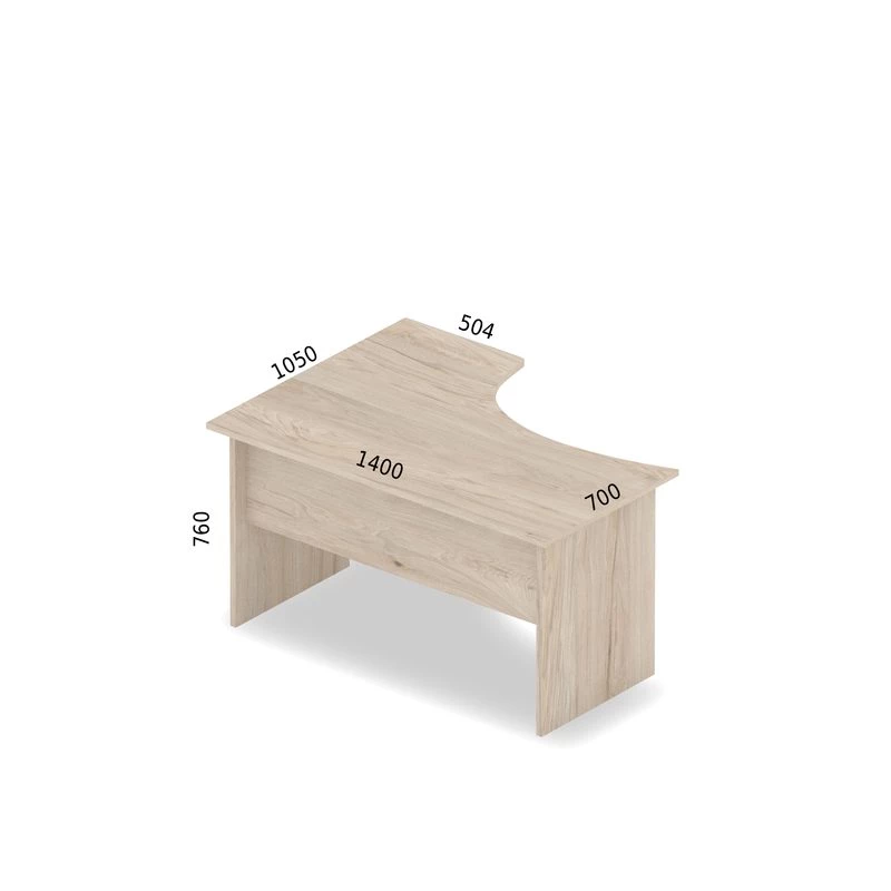 Biurko kątowe ergonomiczne 140cm