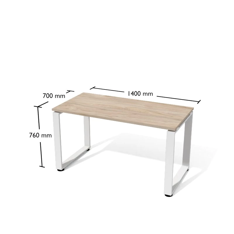 Nowoczesne biurko na metalowych nogach. Funkcjonalne i trwałe. Meble biurowe pesponet