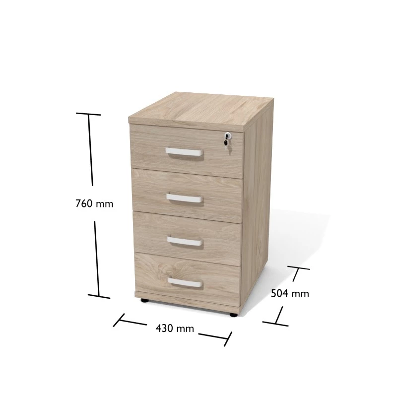 Rysunek kontenera wraz z wymiarami