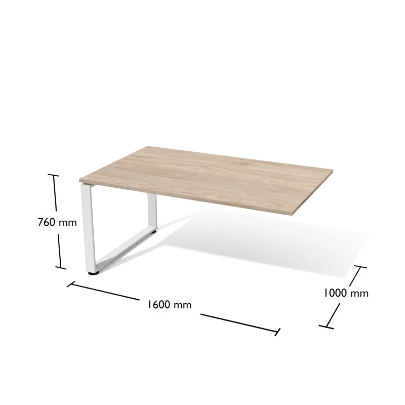 Rysunek stołu konferencyjnego wraz z wymiarami