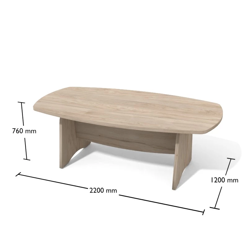 Rysunek stołu wraz z wymiarami