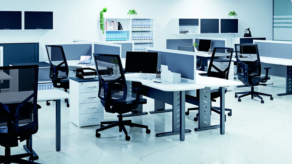 Biurka na stelażu Pesponet